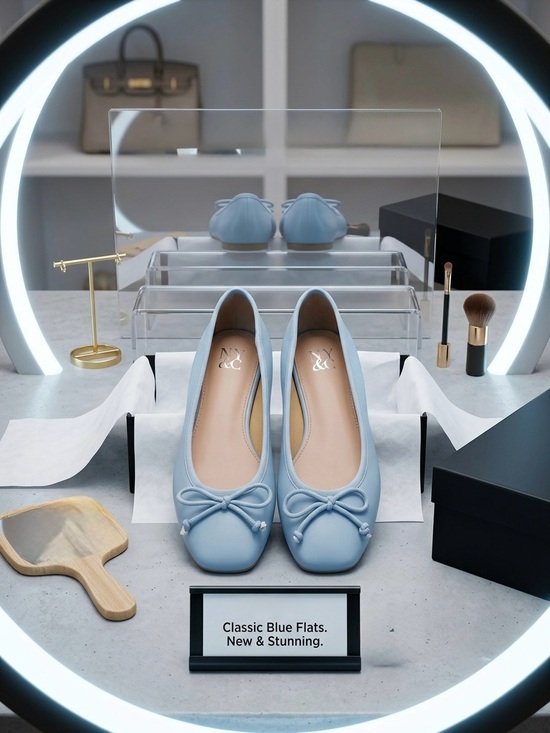 New York & Company Shoes - NY & Co Classic Blue Ballet Flats - Women - Size 8